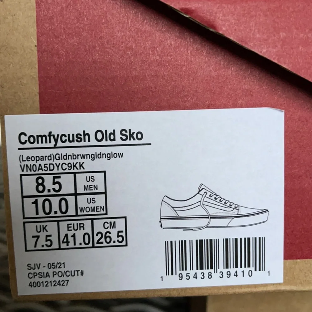 Vans Comfycush Old Sko Leopard MENS - Picture 16 of 16